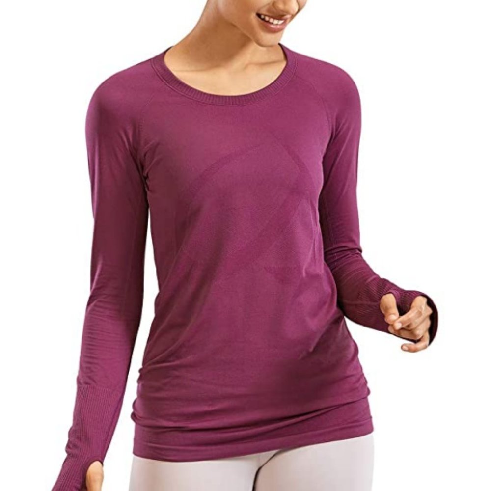 CRZ Long Sleeve Running/Yoga Tee